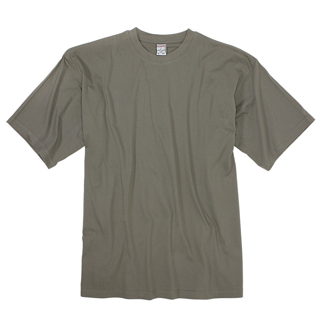 ADAMO Marlon T-Shirt 2er-Pack Übergrösse 10XL, Grösse:10XL;Farbe:Khaki