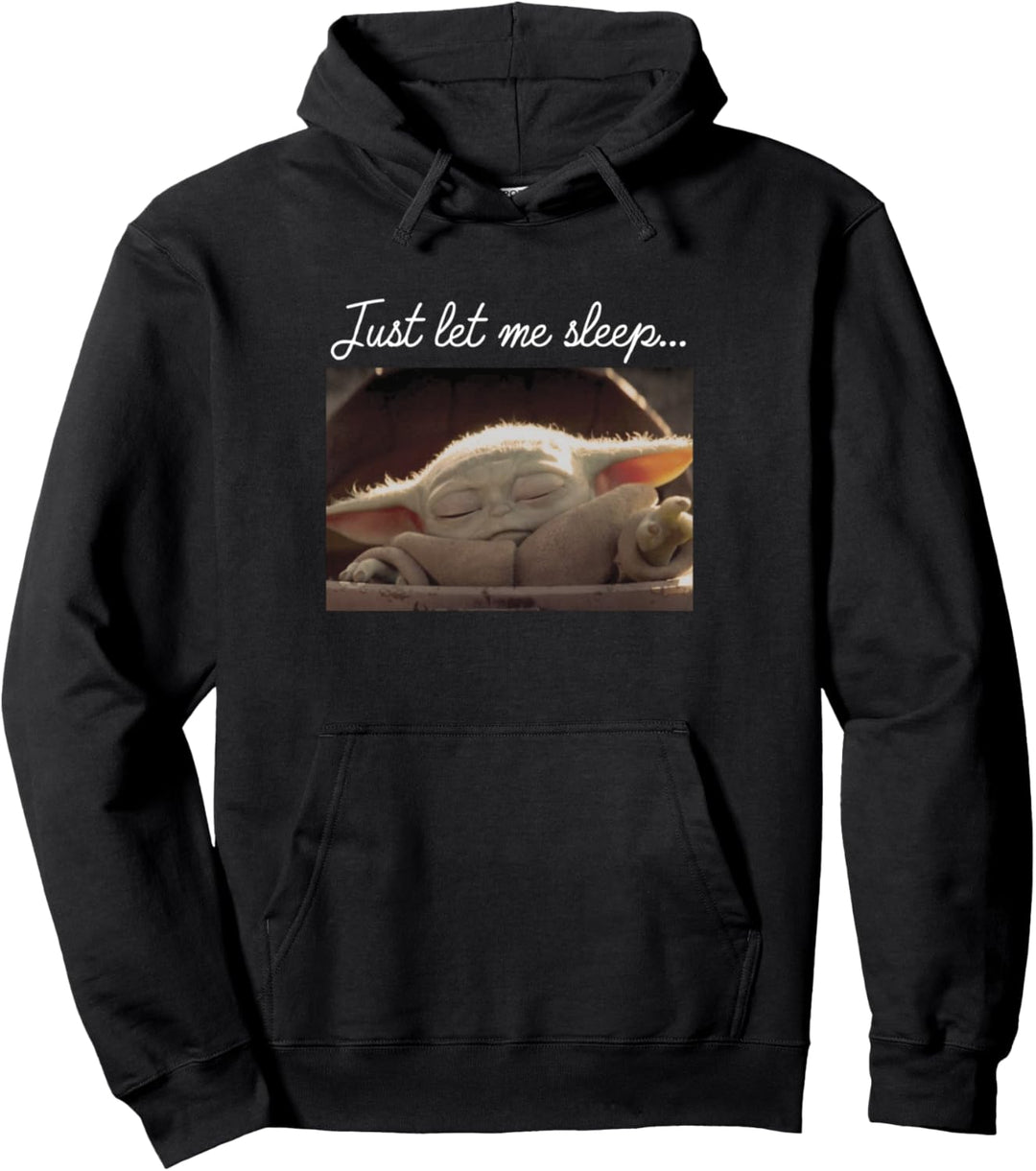 Star Wars: The Mandalorian The Child Just Let Me Sleep Pullover Hoodie