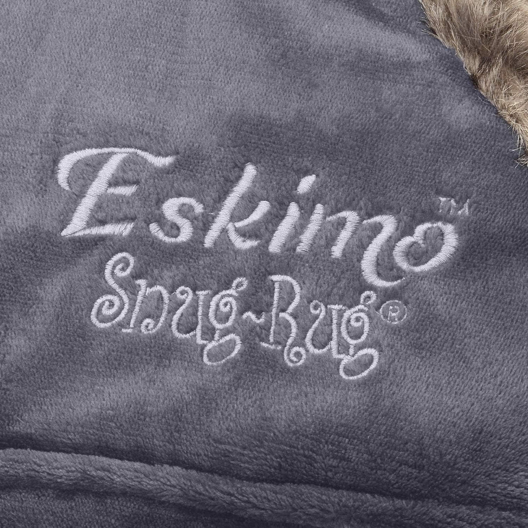 Snug Rug Lila Grau Eskimo Decke mit Ärmel Pullover Decken-Kapuzenpullover Übergrosse Sweatshirt Hood