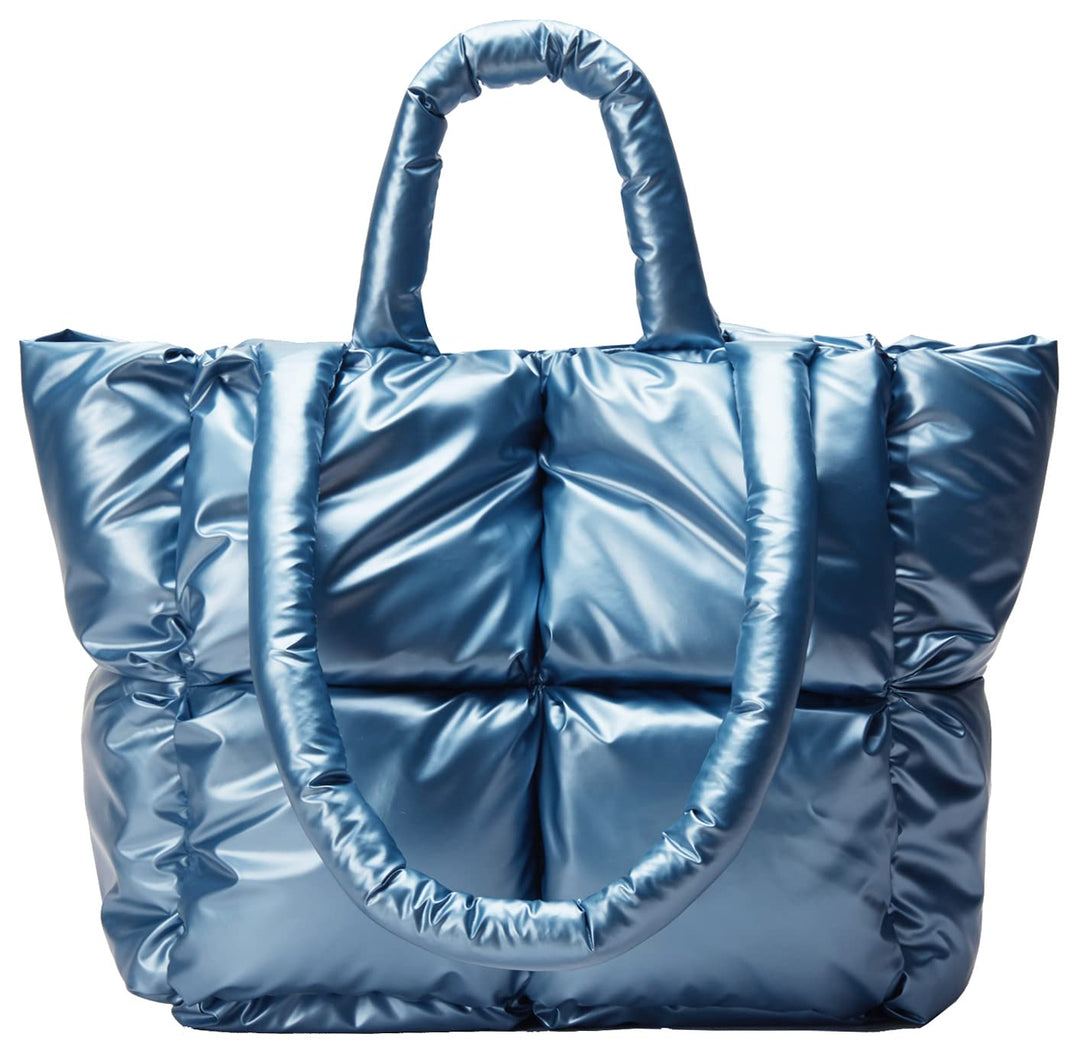 Avilego Puffer Umhängetasche für Frauen Mini Down Satchel Hobo Bag Gesteppte Tragetasche Chic Geldbö