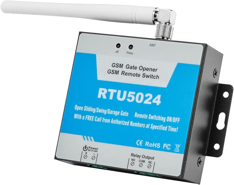 RTU5024 GSM Gate opener, GSM remote switch door opener SMS door control automatically open and close