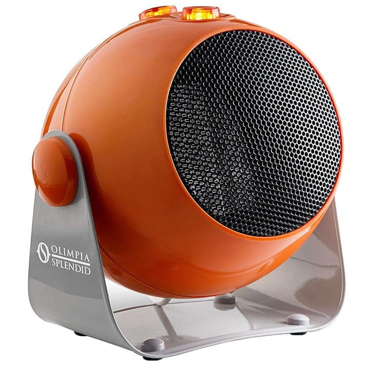 Olimpia Splendid 99402 Caldodesign O Keramik Heizlüfter 1800 W, 50 m³ Orange, Orange