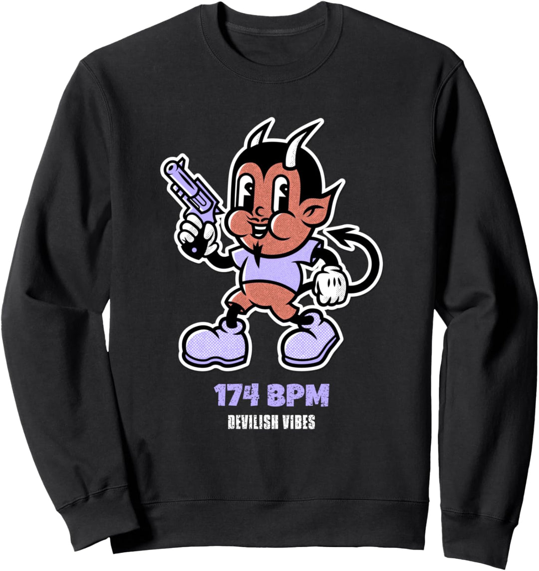 174 BPM DnB Musik Flüssigkeit Junglist EDM Rave Sweatshirt