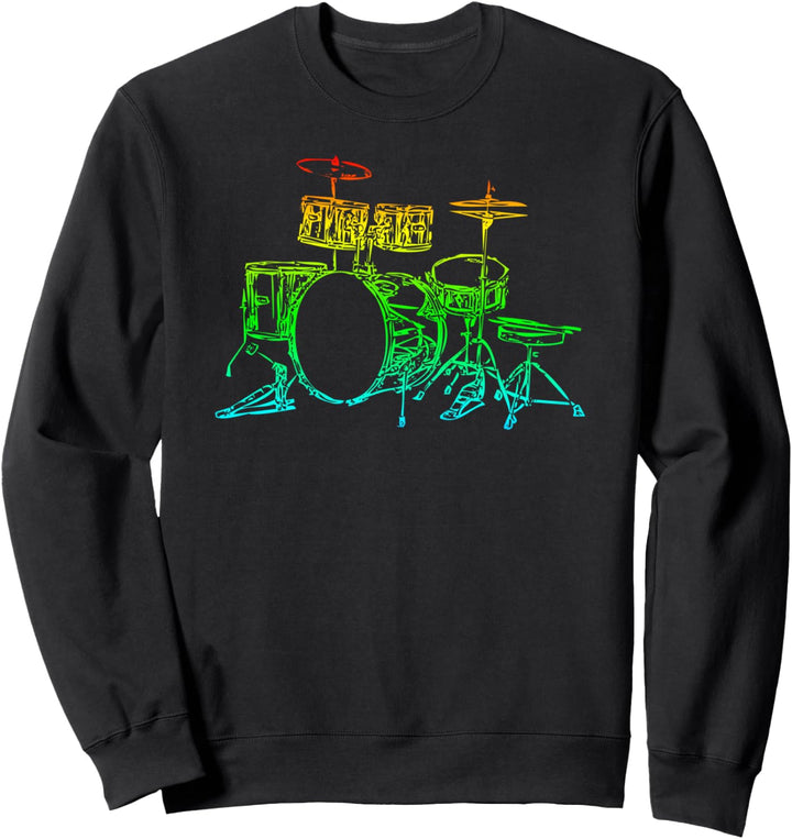 Drum Drummer Music Musical Instrument Musician Percussion Sweatshirt