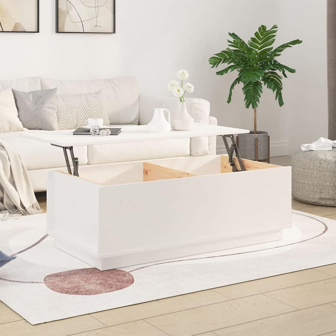 Tidyard Couchtisch Höhenverstellbar Beistelltisch Kaffeetisch Wohnzimmertisch mit Ablagefach Sofatis