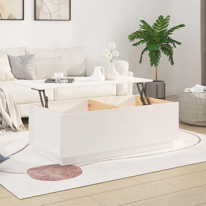 Tidyard Couchtisch Höhenverstellbar Beistelltisch Kaffeetisch Wohnzimmertisch mit Ablagefach Sofatis