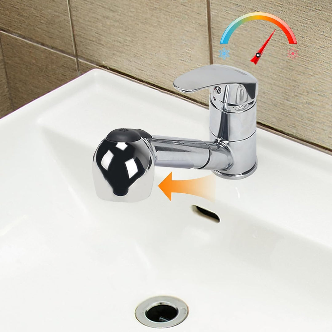 Minnhua Wasserhahn Küche Ausziehbar Küchenarmatur mit 2 Strahlarten Brause 360 ° Drehbare Wasserhahn