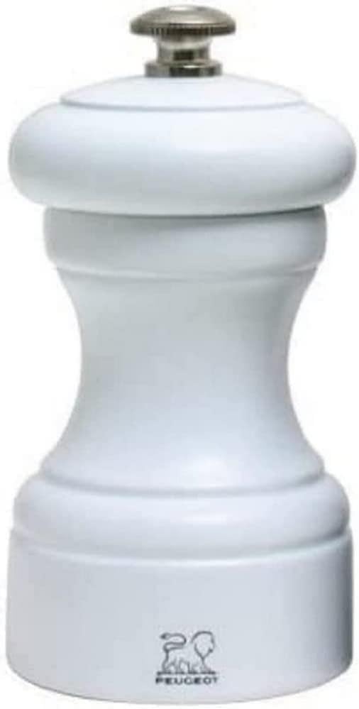 Peugeot 24215 Bistro Pfeffermühle Holz, 5 x 5 x 10 cm, matt weiss Matt Weiss Pfeffermühle, Matt Weis
