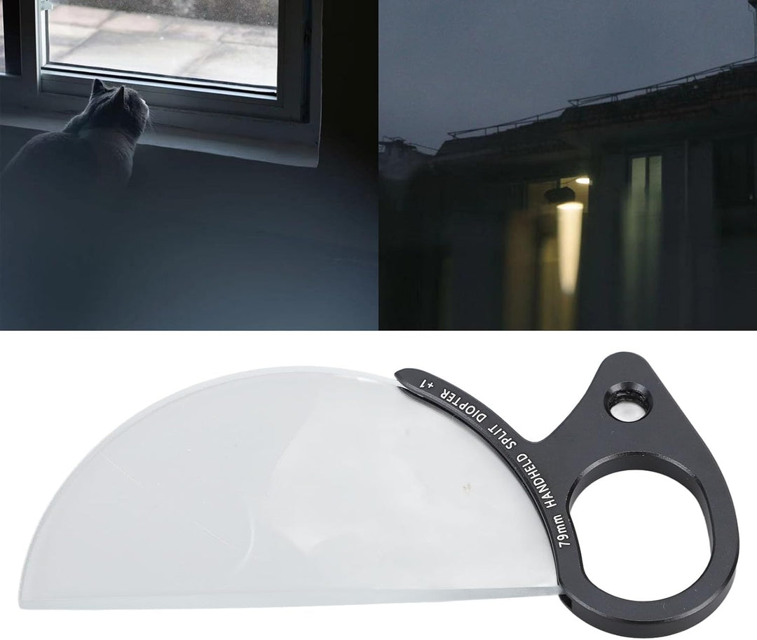 Handheld-Split-Dioptrien-Filter 79 Mm, +1 Dioptrien-Unschärfe-Kamerafilter für Sanfte, Verträumte Ef