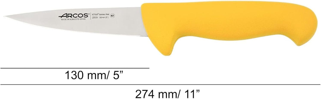 Arcos Fleischermesser aus Nitrum Edelstahl - Professionelles Küchenmesser zum Schneiden von Fleisch,