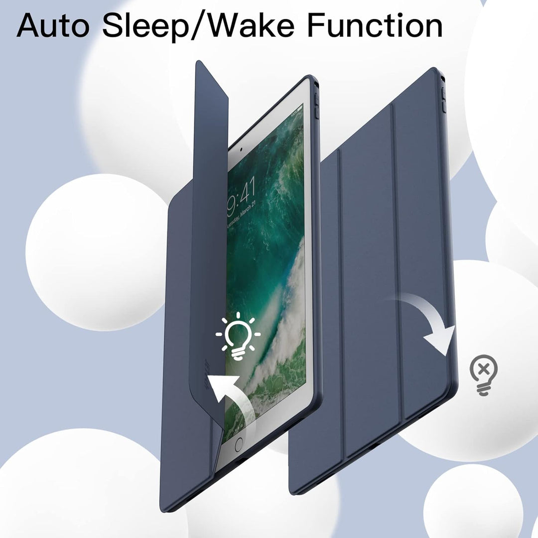 JETech Hülle für iPad Pro 12,9 Zoll (Modell 2015/2017, 1./2. Generation) mit Stifthalter, Dünne Tabl