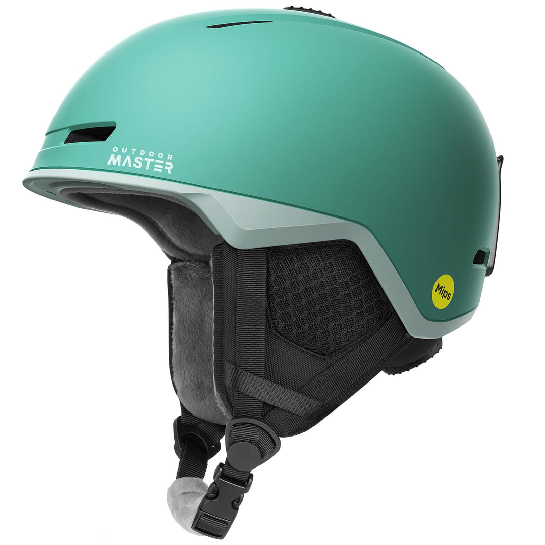 OutdoorMaster MIPS Skihelm, Snowboardhelm für Herren und Damen, Snowboard Helm mit Ventilationssyste