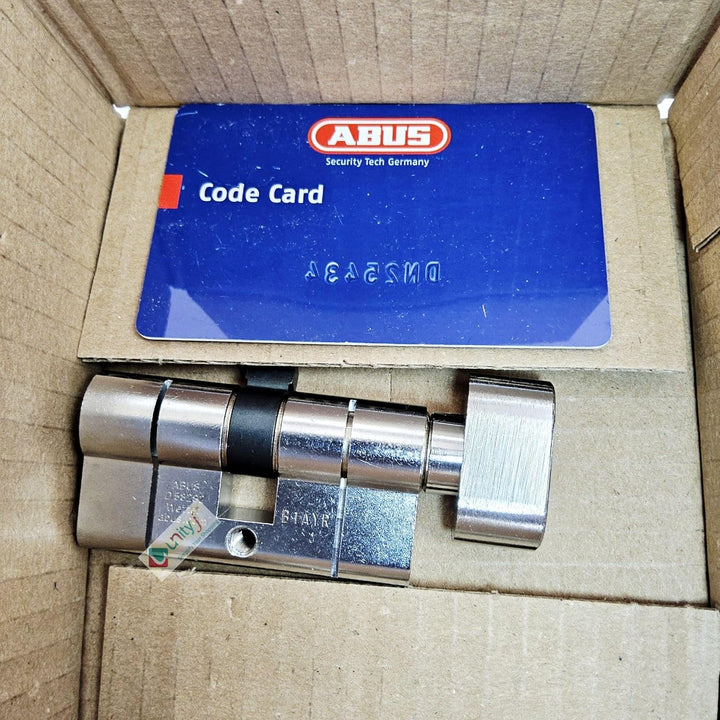 ABUS Zylinder KD6PSN Z30/K30 BKN 30+30 Vernickeltes Messing, 30+30 Vernickeltes Messing