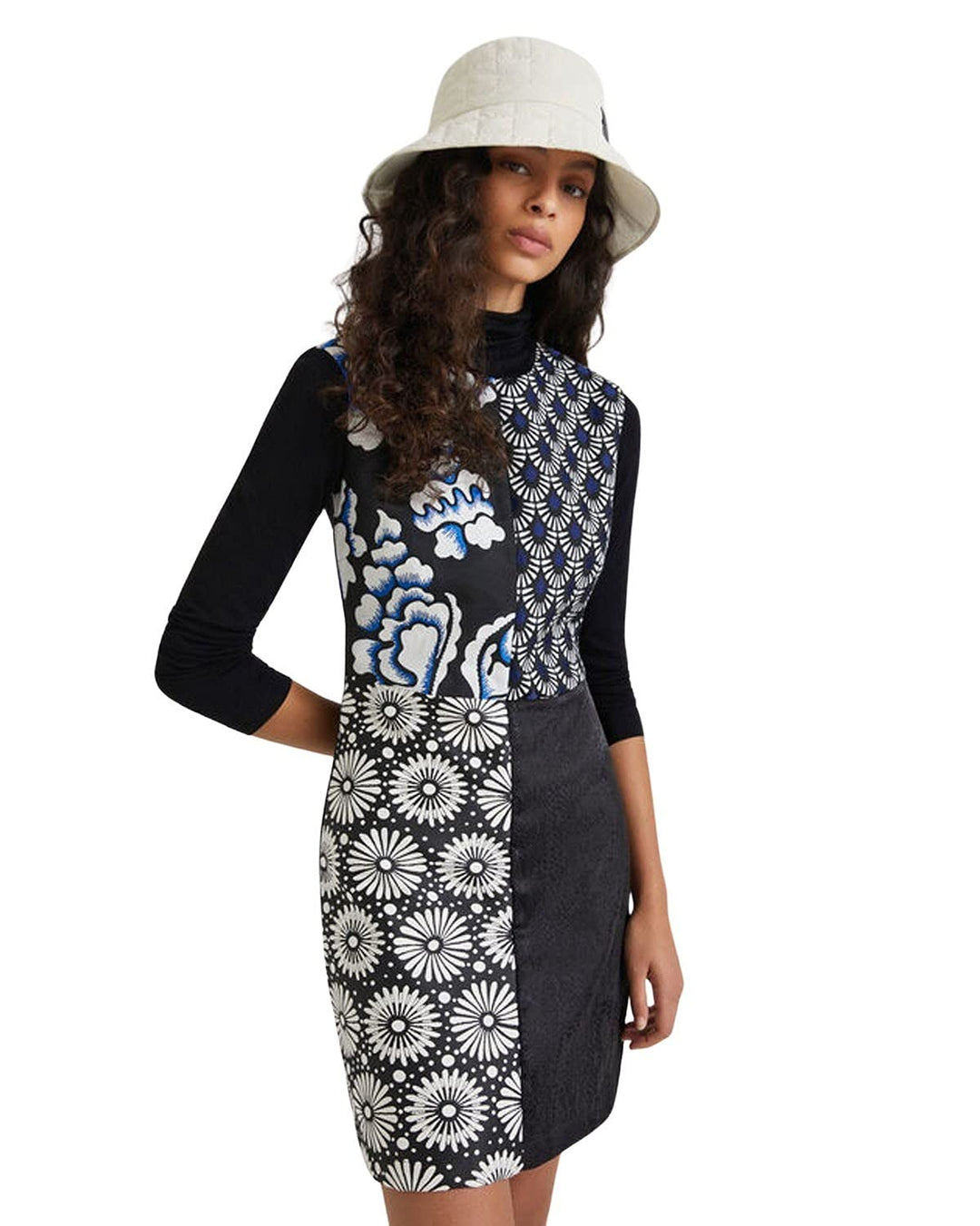 Desigual Damen Vest_hamburgo Casual Dress M Schwarz, M Schwarz