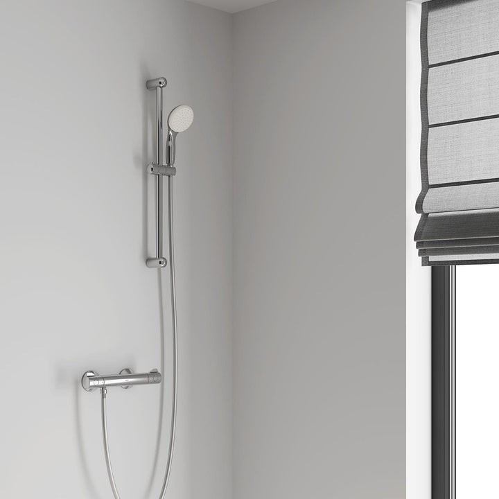 GROHE Start Cube - Eckseifenschale (für Eckmontage, langlebig), supersteel, 41106DC0 + Kleber- Set f