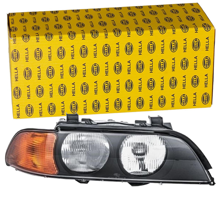HELLA 1EJ 007 400-061 FF/Halogen-Hauptscheinwerfer - rechts - für u.a. BMW 5 (E39), Rechts