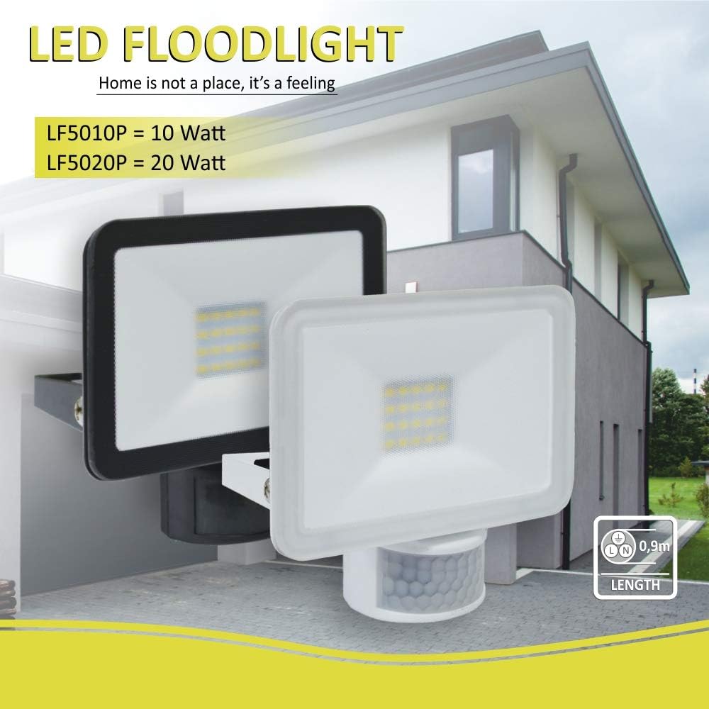 ELRO LF5020P LED-Aussenleuchte mit Bewegungssensor - Elegantes Design - Robuste Konstruktion - Verst