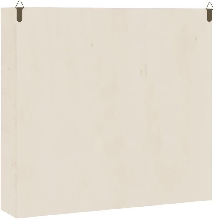 vidaXL Sammlervitrine aus Holz mit Türen, Wandvitrine für Wohnzimmer Esszimmer Schlafzimmer, Wandreg