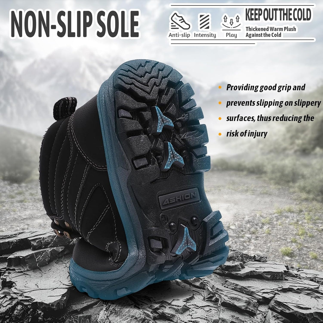Littleplum Wanderschuhe Herren Trekkingschuhe Leicht Outdoorschuhe Wanderstiefel Herren Stiefel Wint