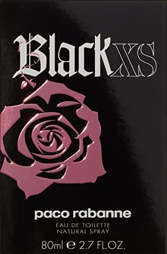 Paco Rabanne Black XS for her femme / woman, Eau de Toilette, Vaporisateur / Spray 80 ml, 1er Pack (