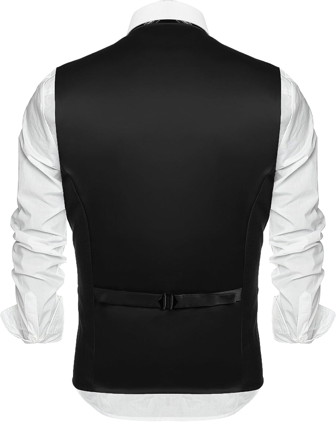 COOFANDY Herren Anzugweste Anzug V-Ausschnitt Formale Hochzeit Klassische Slim fit Elegant Westen Bu