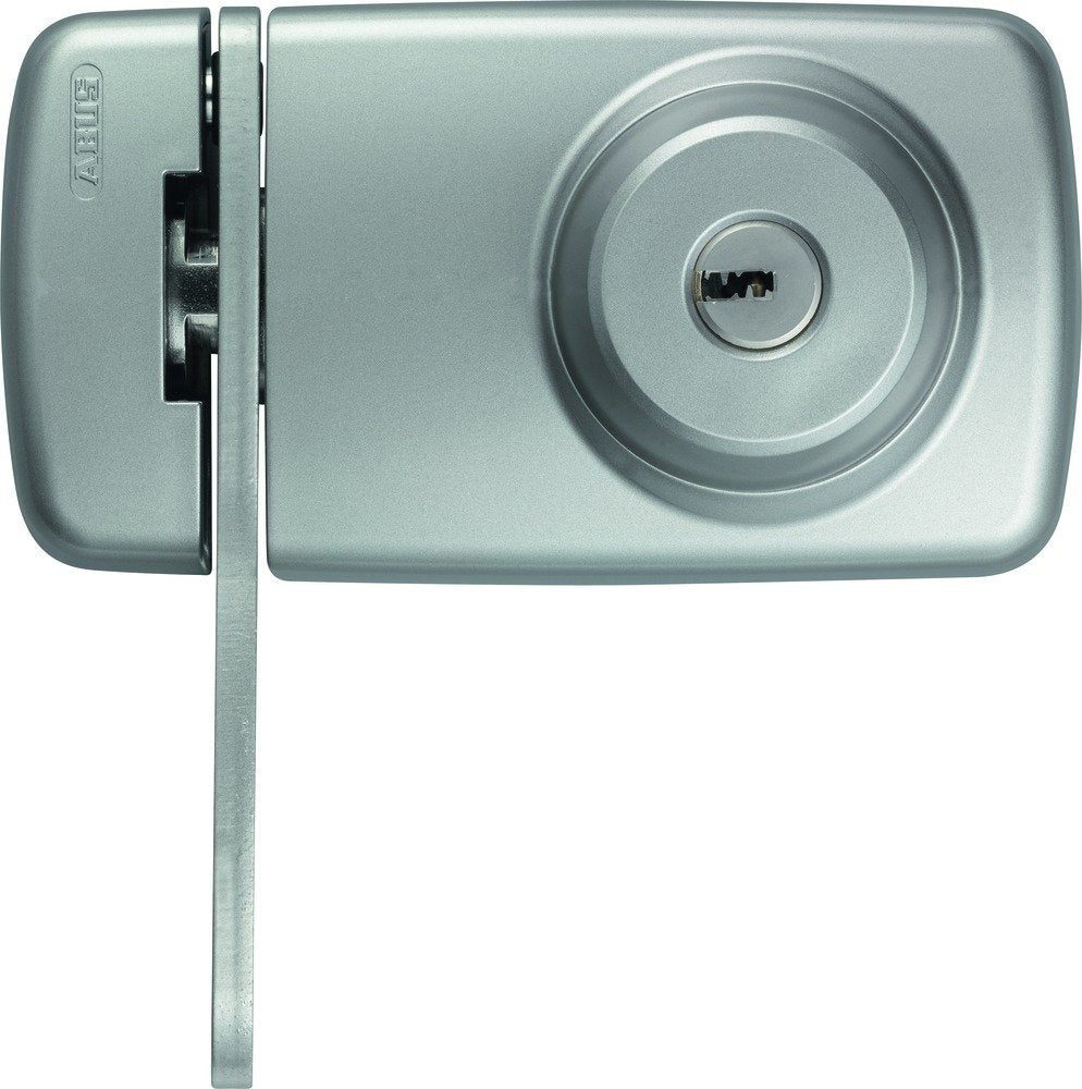 ABUS Tür-Zusatzschloss 7035 S, 533020, Silber Silber Metall, Silber Metall