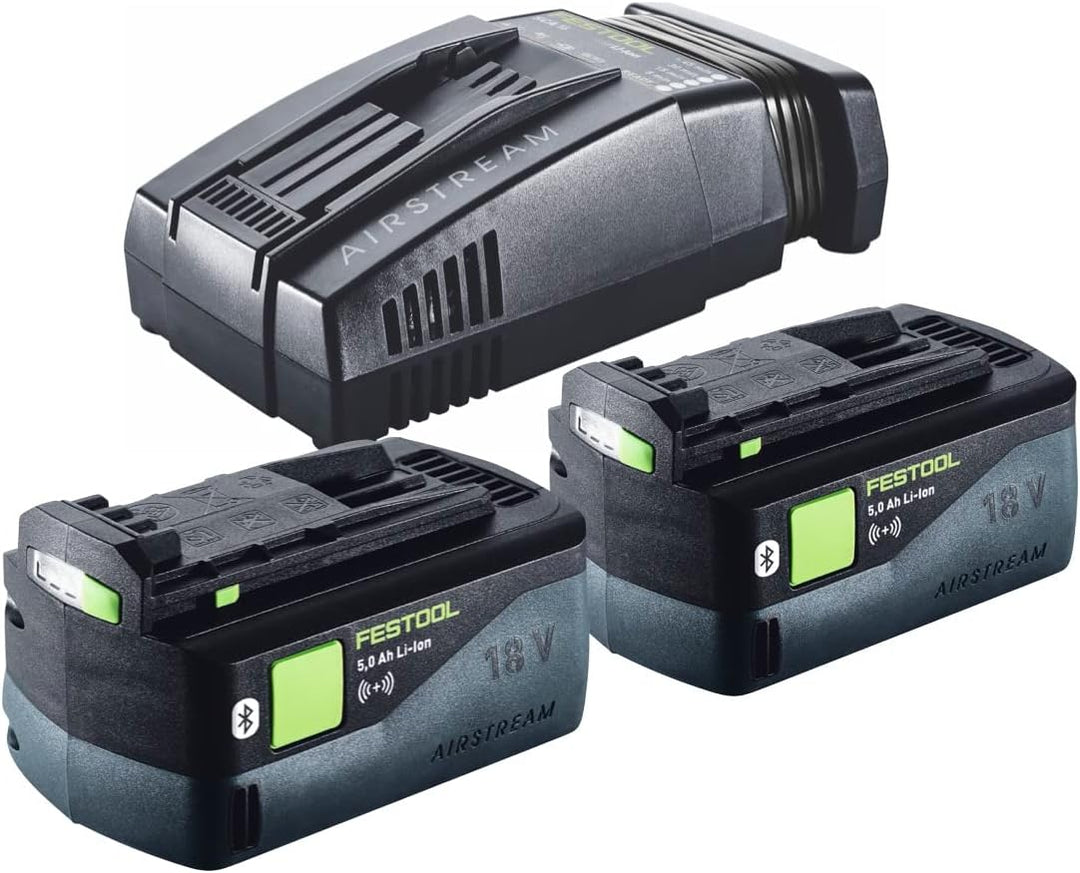 Festool Akku-Handkreissäge HKC 55 5,0 EBI-Set-FSK 420 (mit Akkupacks, Schnellladegerät, Kreissägebla