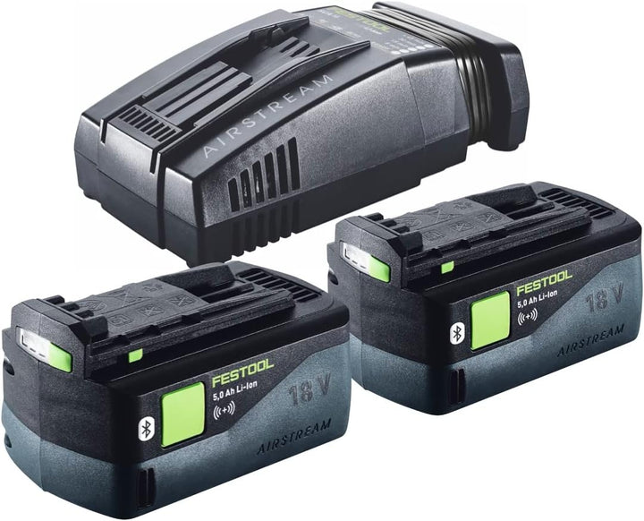 Festool Akku-Handkreissäge HKC 55 5,0 EBI-Set-FSK 420 (mit Akkupacks, Schnellladegerät, Kreissägebla
