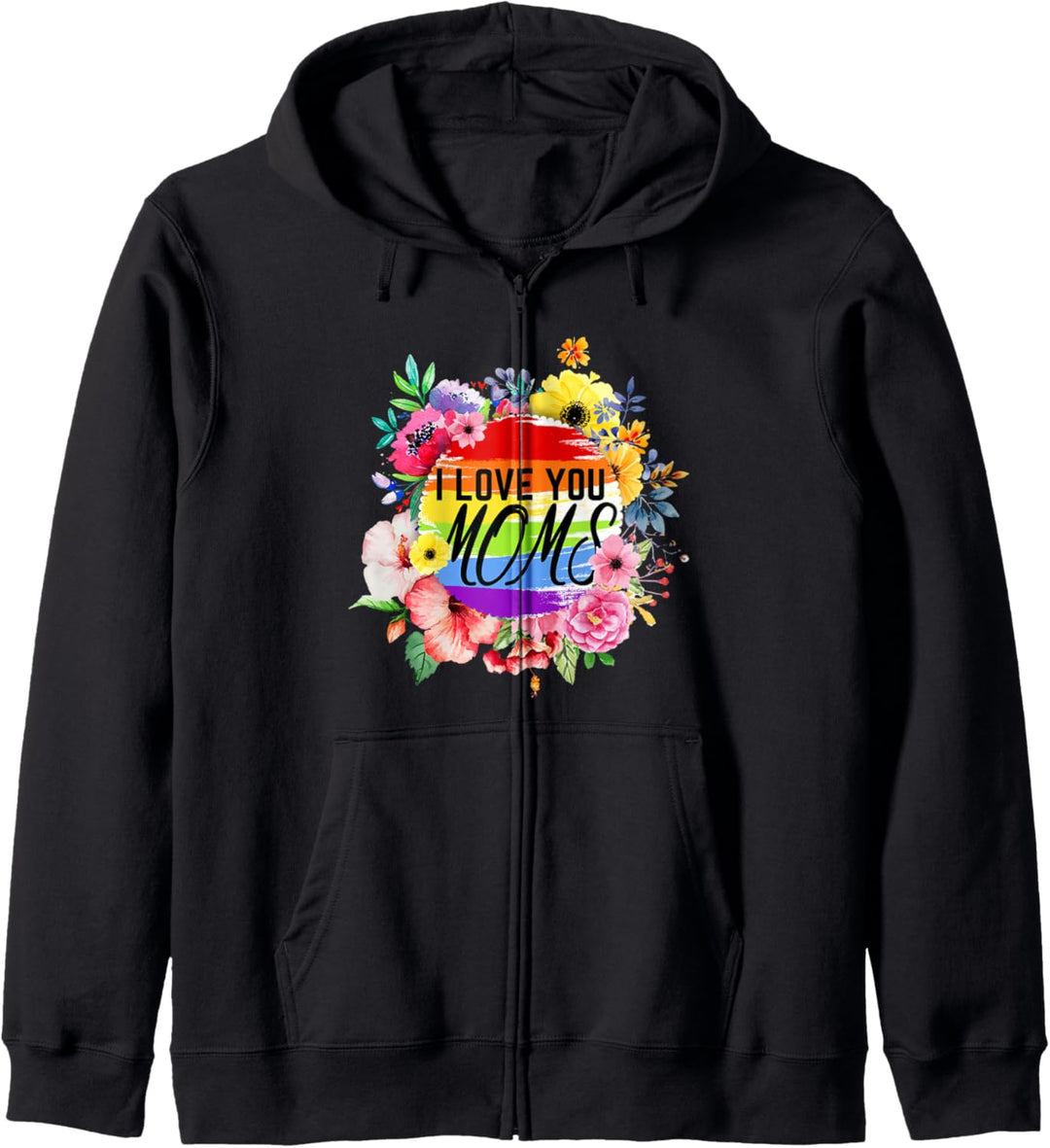 Muttertag Blumen Stolz Lesbisch Ich liebe dich Mütter Kapuzenjacke