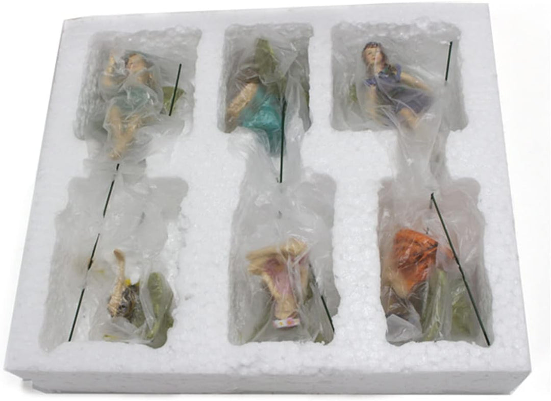 Elfen Figuren Garten Feengarten Zubehör Wichtel Figuren Miniatur Garten Feen Dekor Feenflügel Garten