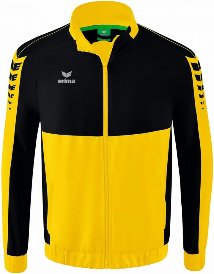 Erima Herren Six Wings Präsentationsjacke S gelb/schwarz, S gelb/schwarz