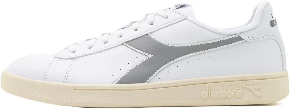 Diadora Unisex Torneo Gymnastikschuh 40.5 EU Weiss Blau, 40.5 EU Weiss Blau
