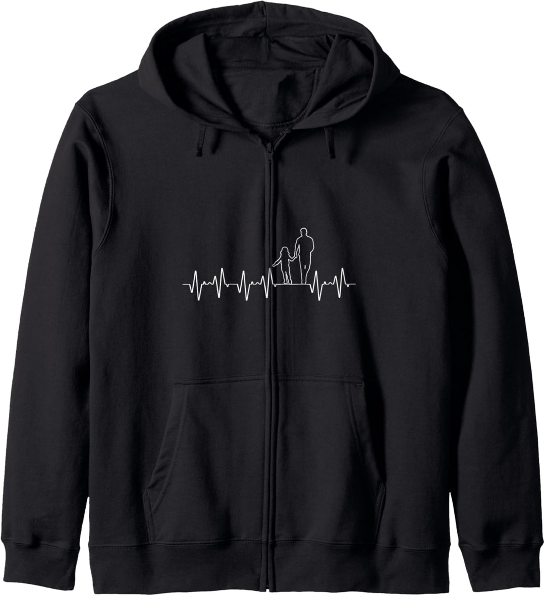 Vater Tochter Herzschlag Papa Töchterchen Vatertag Geschenk Kapuzenjacke