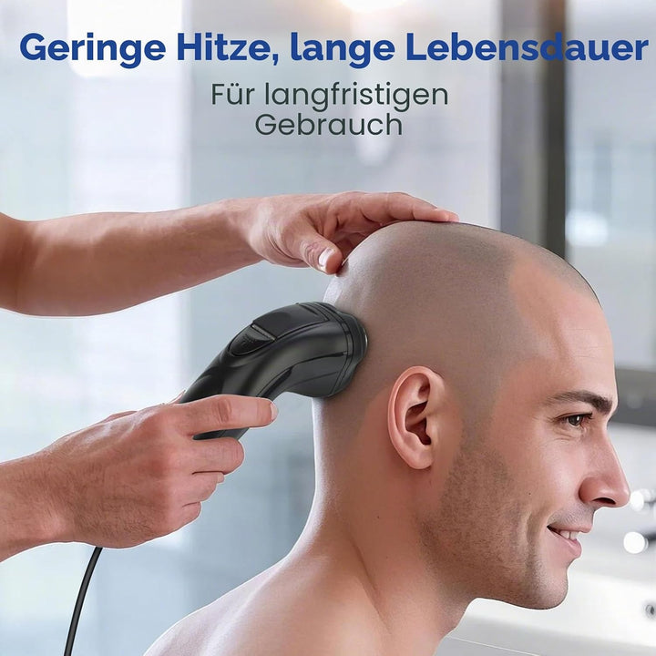 Glatzen Rasierer Herren, 2026 Verbessert Kabel Rasierer Herren mit 3D-Drehköpfen &amp; Leistungsstarker