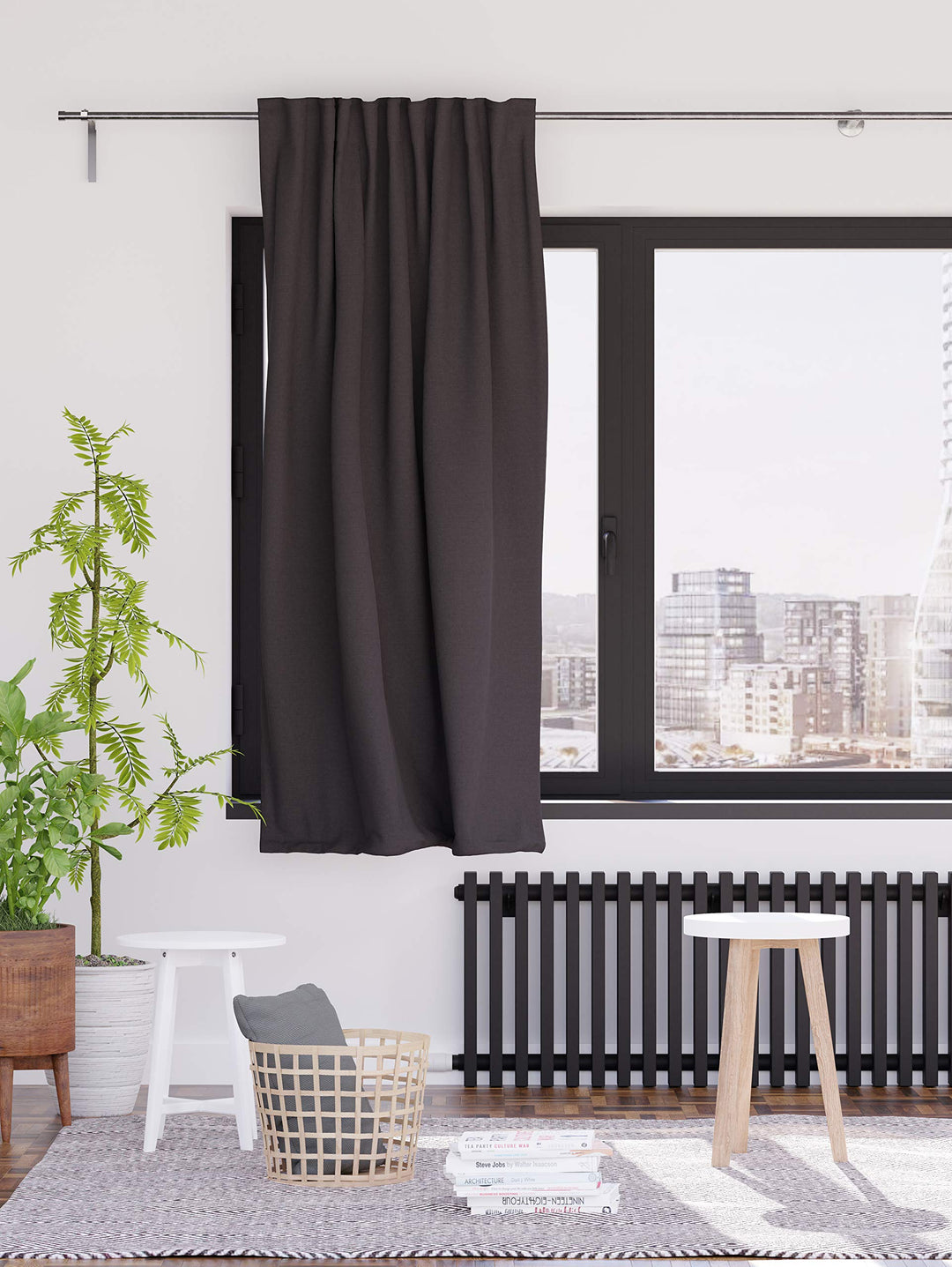 Homing blickdichter Verdunklungsvorhang Uni GardineVorhang Wohnzimmer Schlafzimmer Kinderzimmer Deko