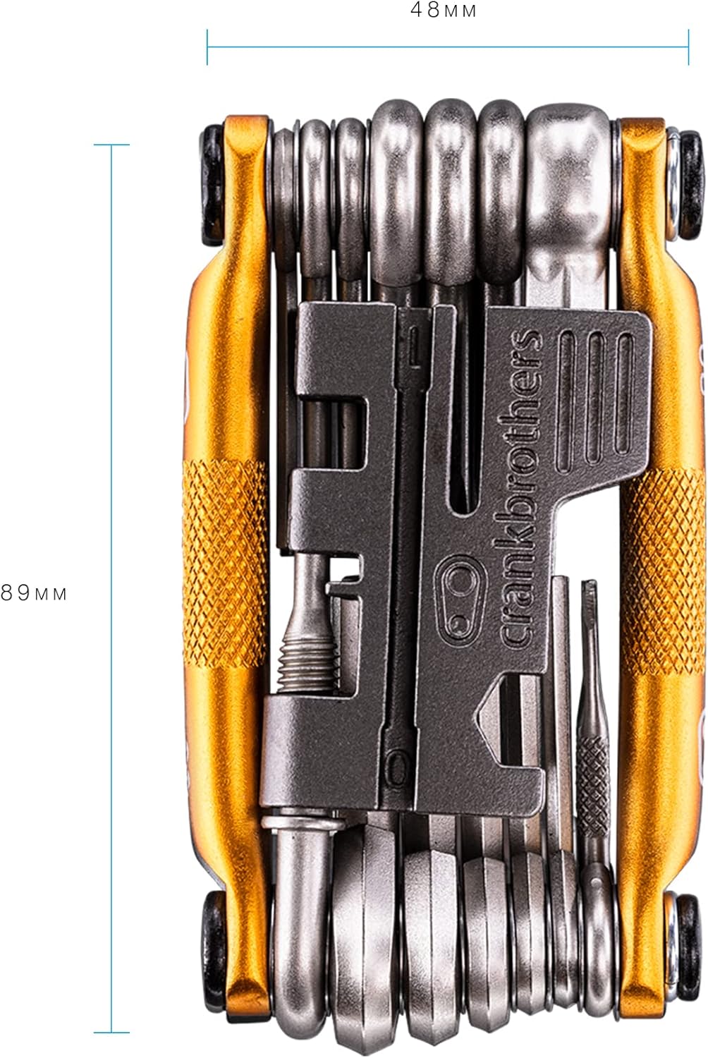 Crankbrothers Multitool M-20 Gold Multicolor, Multicolor