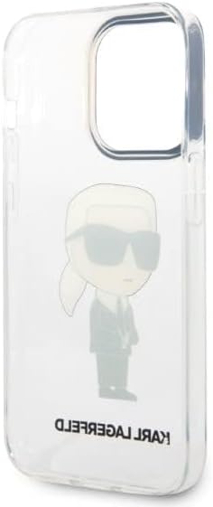 KARL LAGERFELD KLHCP14LHNIKTCT Hülle für iPhone 14 Pro 6,1" transparent hardcase