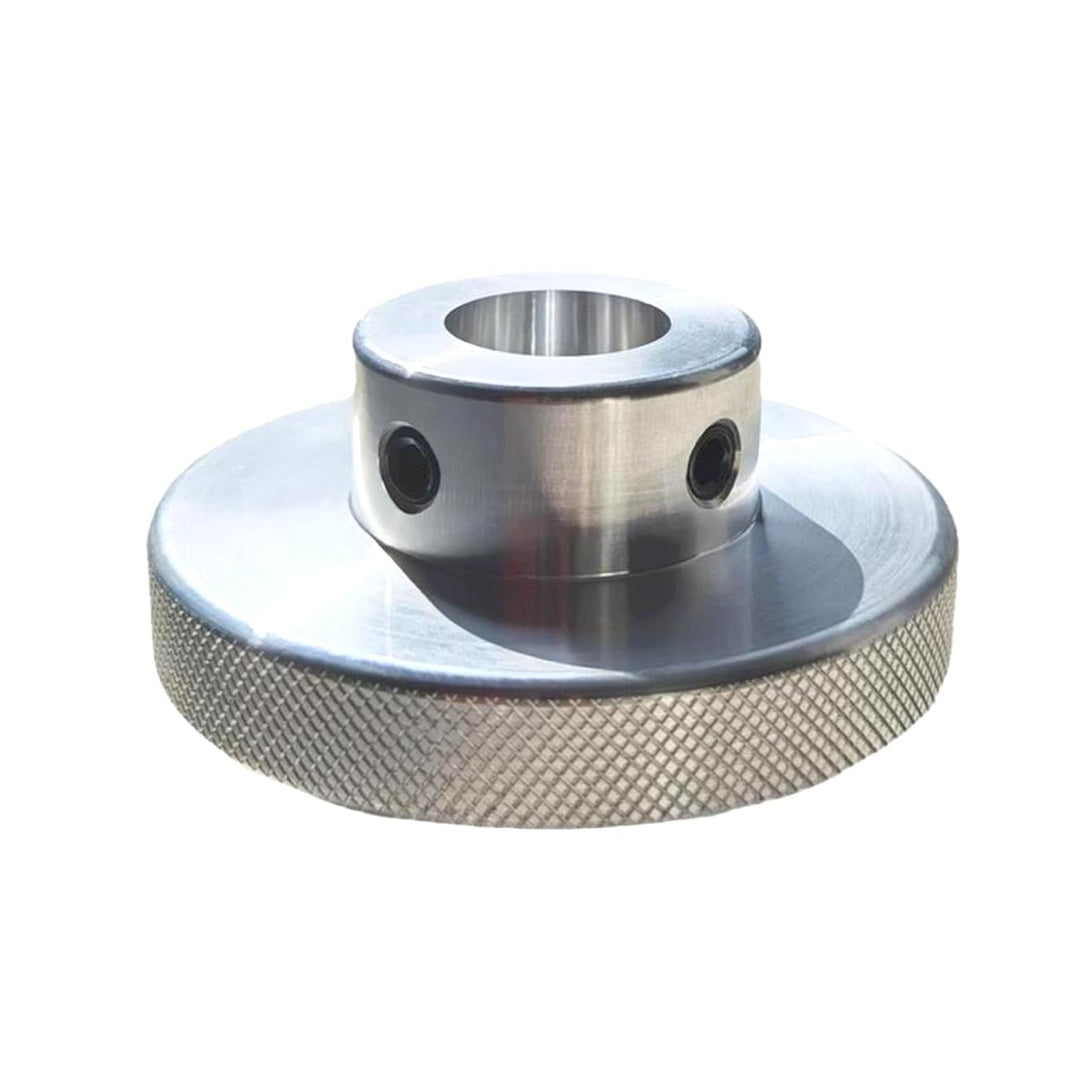 CHANCS Handrad aus Aluminiumlegierung, 50 mm Aussendurchmesser, 8 mm Bohrung, Rändel-Handrad für Gle