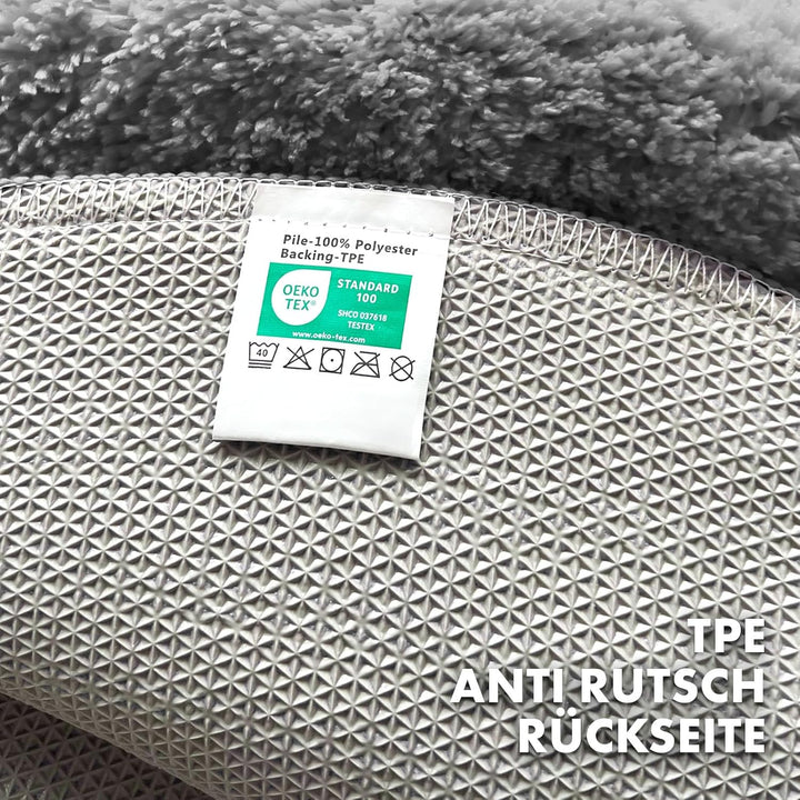 Floordirekt Badematte Sky - Badezimmerteppich - Weicher, dichter Hochflor - Rutschhemmend &amp; Schnell