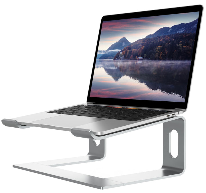 ALASHI Laptop-Ständer für Schreibtisch, Aluminium-Computer-Erhöhung, ergonomischer Notebook-Halter,