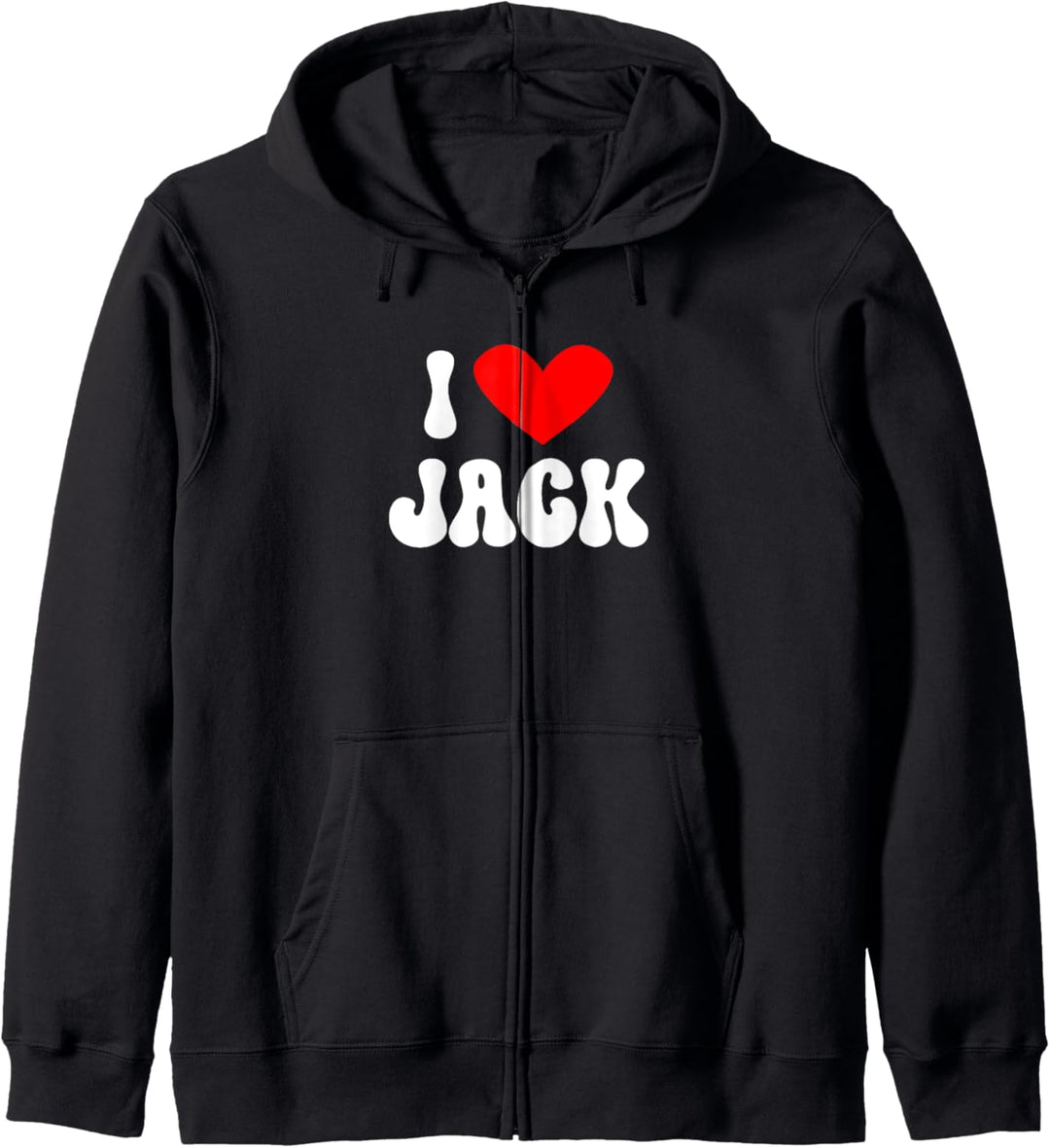 Ich liebe Jack Kapuzenjacke