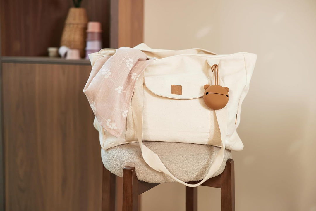 Jollein Wickeltasche Shopper Twill, Natural, Twill, Natural