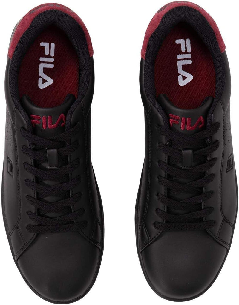 FILA Herren Crosscourt 2 F Sneaker 40 EU Black Tawny Port, 40 EU Black Tawny Port