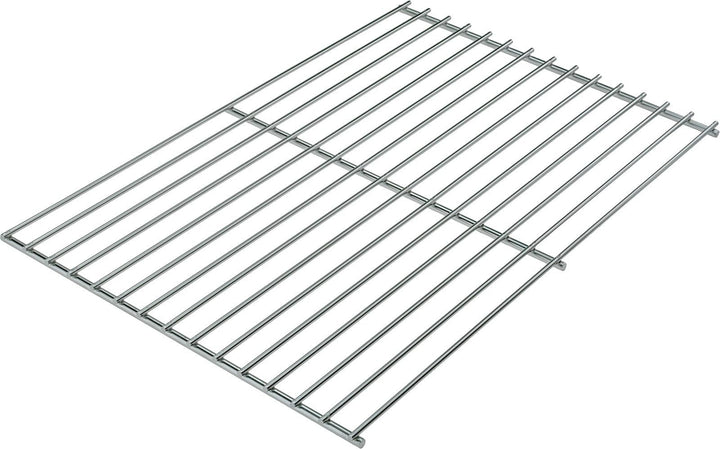 DEOS Edelstahl Grillrost Verstellbar 45x30 cm - Europäischer AISI 304 Stahl - Kürzbar und Kombinierb