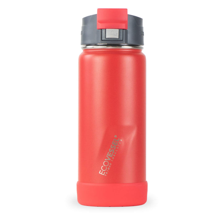 Eco Vessel Unisex-Adult Perk Trinkflasche 473 ml Jazz Red, 473 ml Jazz Red