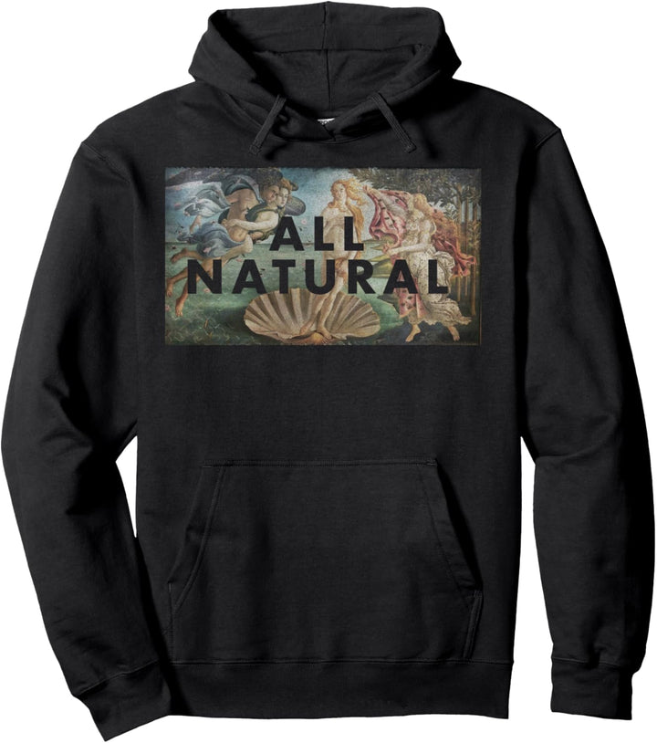 Trendy Fine Art All Natural Pullover Hoodie