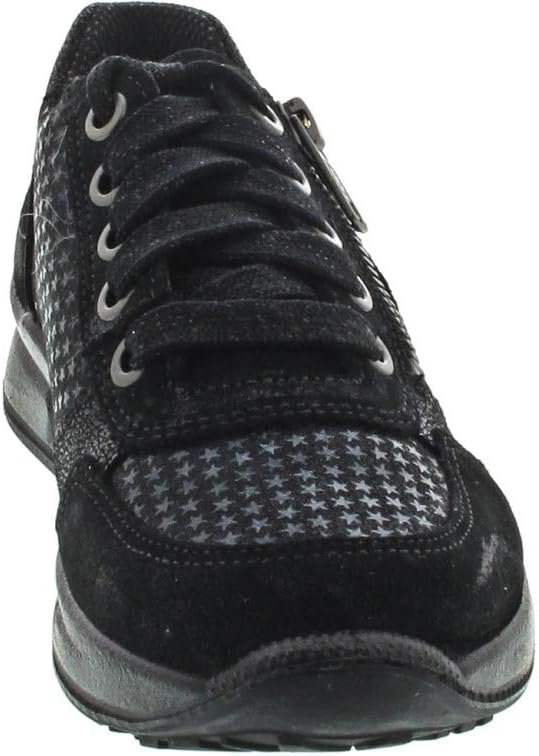 Superfit Mädchen MERIDA Sneaker 31 EU Schwarz Schwarz 0100, 31 EU Schwarz Schwarz 0100