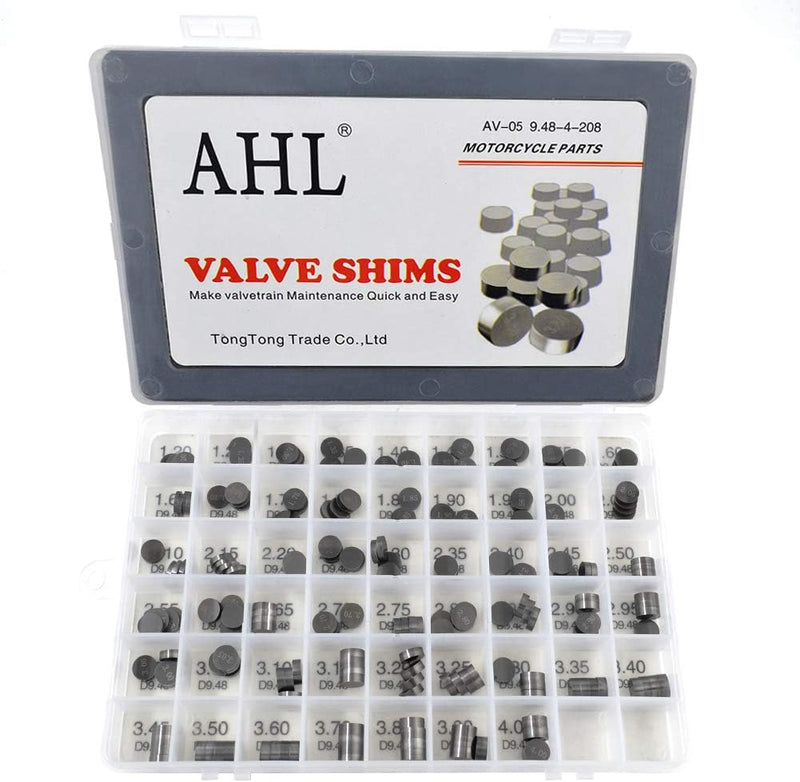 AHL Durchmesser: 9.48mm 4x52pcs Ventil Shim Ventile einstellen für TL1000R TL1000 R 1998-2003