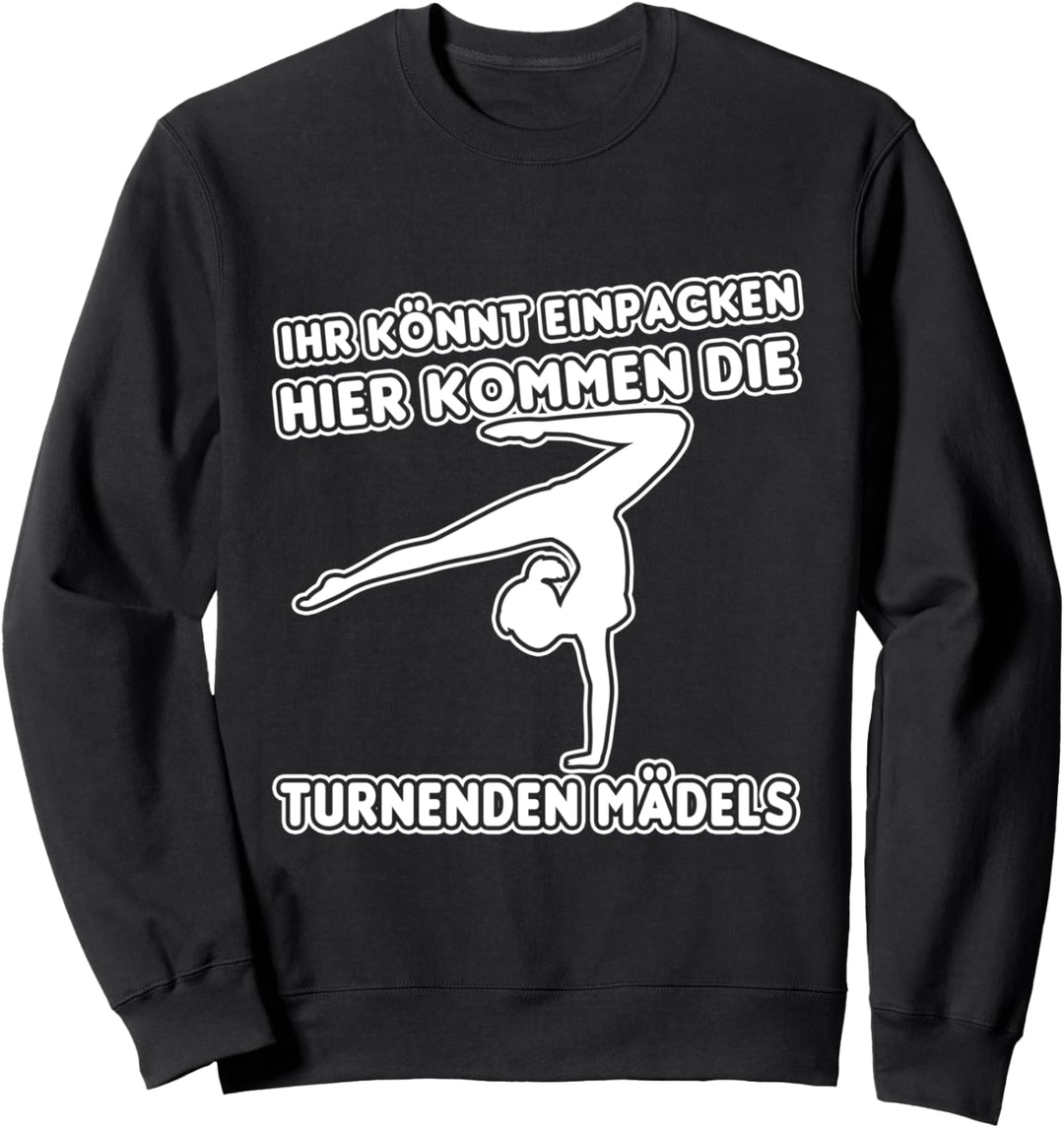Turnende Mädels, Kunstturnen Gymnastik Akrobatik Turnen Sweatshirt