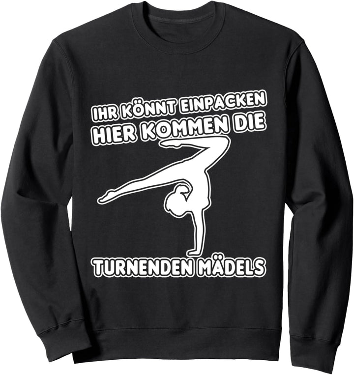 Turnende Mädels, Kunstturnen Gymnastik Akrobatik Turnen Sweatshirt